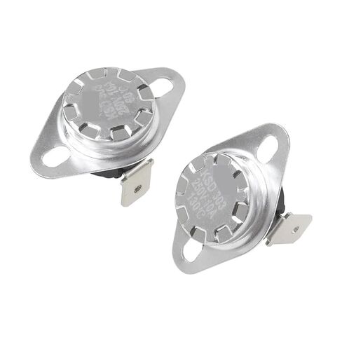 10PCS KSD301 KSD303 10A 45 150 C Degrees Manual Reset Thermostat Normally Closed Temperature Switch(135C) in Kuwait