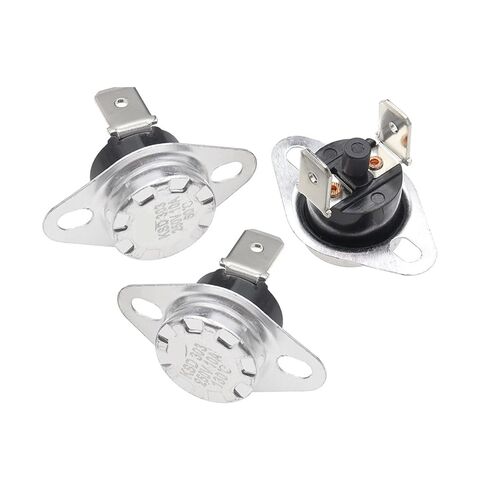10PCS KSD301 KSD303 10A 45 150 C Degrees Manual Reset Thermostat Normally Closed Temperature Switch(135C) in Kuwait