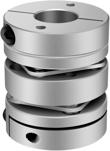 Aluminum Alloy D68L74 Double Diaphragm Coupling Elastic Connector D68mm L74mm Ball Screw Step servo Motor Encoder Computer in Kuwait