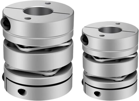 Aluminum Alloy D68L74 Double Diaphragm Coupling Elastic Connector D68mm L74mm Ball Screw Step servo Motor Encoder Computer in Kuwait