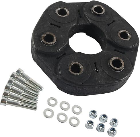 Driveshaft Disc Joint Coupling Drive Shaft Flex Includes Fasteners Rubber Material Dampens Drivetrain Vibration Suitable for W202 in Kuwait