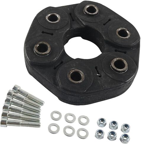 Driveshaft Disc Joint Coupling Drive Shaft Flex Includes Fasteners Rubber Material Dampens Drivetrain Vibration Suitable for W202 in Kuwait