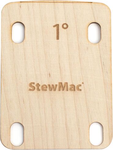 StewMac Neck Shims for Guitar, Shaped - 6 Pack of 1 Degree Shims in Kuwait