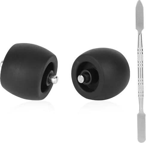 2pcs Front Caster Wheel Compatible with Shark Robot AV/RV/UR/QR Series, Shark Robot Vacuum Replacement Wheels with Disassembly Tool Replacement Parts R101AE RV1001AE UR1100SRUS AV1002AE in Kuwait