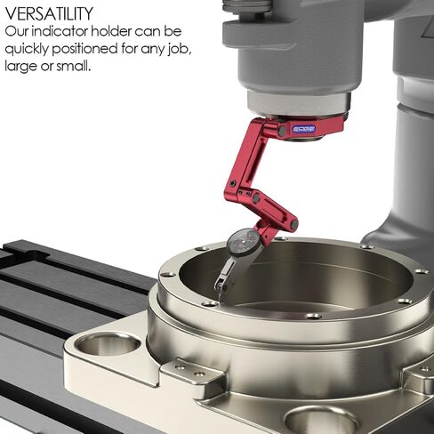 43-000 – Indicator Holder Clamp Mount for Bridgeport Style Milling Machine, Proprietary Friction Technology for Smooth Consistent Resistance, Dovetail Indicator Mount in Kuwait