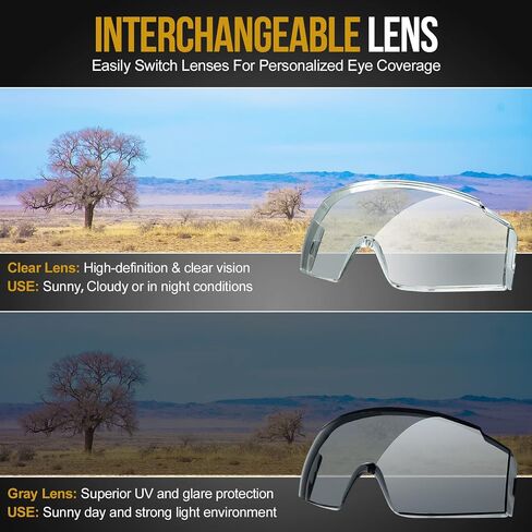 OneTigris Tactical Goggles Over Glasses and Tactical Half Face Mesh Mask in Kuwait