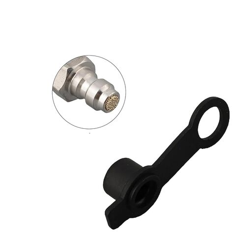 4 Pack PCP Hand Pump Plug Covers with Tether 8mm Quick Disconnect Plug Dust Cover Cap Protector for High Pressure PCP Air Compressor Air Filter Water-Oil Separator Paintball Tank Remote Coil in Saudi Arabia