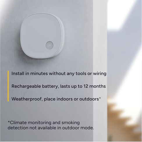 Minut M3 Sensor | Noise, Occupancy & Climate Monitoring in Real Time, for Short Term Rental Hosts | Subscription Required, 12 Months Included in Kuwait