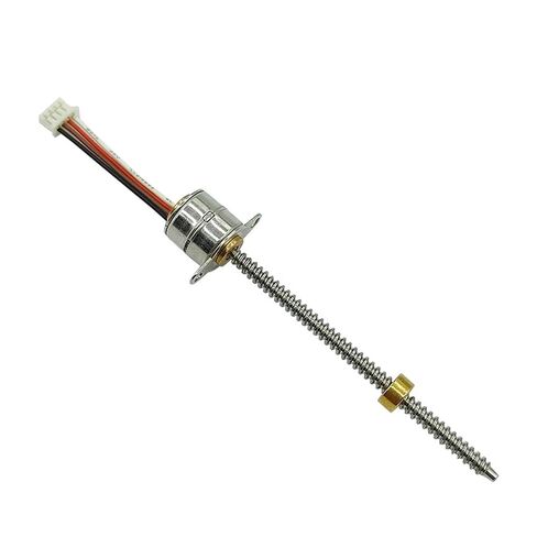50mm Stroke Precision Linear Stepper 10mm DC 5V 2-Phase 4-Wire Stepping Motor in Kuwait