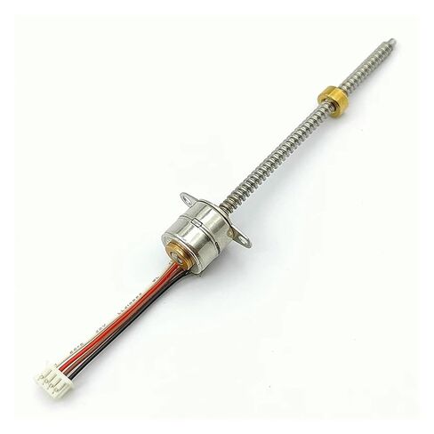 50mm Stroke Precision Linear Stepper 10mm DC 5V 2-Phase 4-Wire Stepping Motor in Kuwait