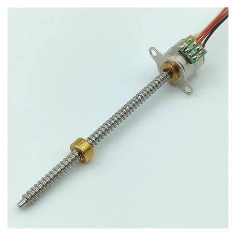 50mm Stroke Precision Linear Stepper 10mm DC 5V 2-Phase 4-Wire Stepping Motor in Kuwait