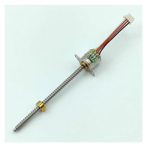 50mm Stroke Precision Linear Stepper 10mm DC 5V 2-Phase 4-Wire Stepping Motor in Kuwait