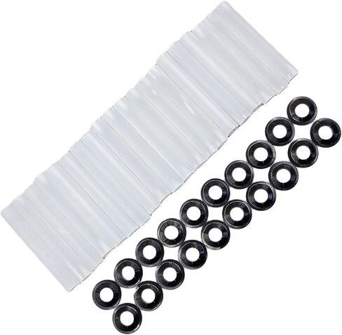 20 Pieces Garage Door Roller Sleeves Nuts Standard Rollers Precision Bearings Quiet Hardware Double Seals Cushion Suitable for Home Renovation in Saudi Arabia