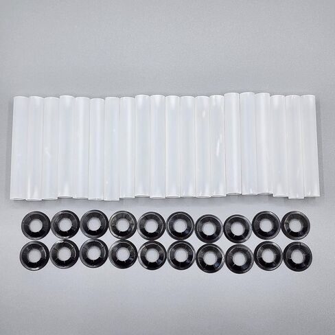 20 Pieces Garage Door Roller Sleeves Nuts Standard Rollers Precision Bearings Quiet Hardware Double Seals Cushion Suitable for Home Renovation in Saudi Arabia