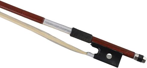 Violin Bow Full Size Brazilwood Violin Bows Lightweight Bow Well Balance Fiddle Bow Made With Ebony Frog Mongolian White Horse Hair For Violin Student Professional(1/10) in Kuwait