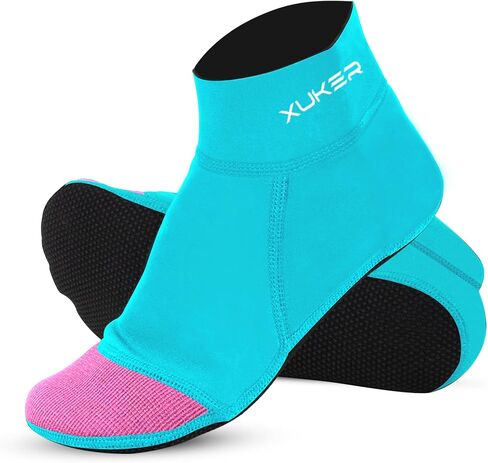 XUKER 2mm Neoprene Water Sand Beach Volleyball Socks Sand Proof Diving Socks for Outdoor Water Sports in Kuwait