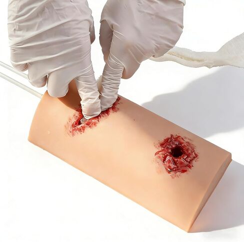 Tourniquet Arm Trainer, Stop Bleed Training Kit, Bleeding Control Simulator, Laceration & Tourniquet Training Model, for Medical, Military & First Aid Training in Kuwait