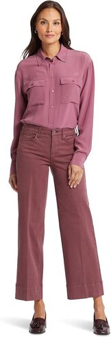 NYDJ Women's Teresa Wide Leg Ankle in Tavern in Saudi Arabia