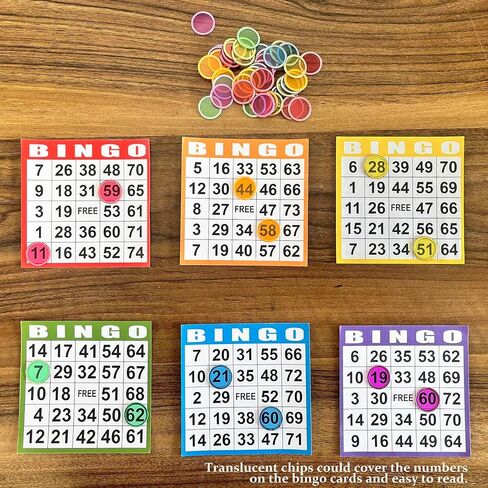 SEETOOOGAMES Magnetic Bingo Chips Wands - 6 Color 600 Metal Chips with 6 Wands for Classroom in Kuwait