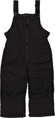 London Fog Girls' Classic Snow Bib Ski Snowsuit, Black Supreme, 6X in Kuwait