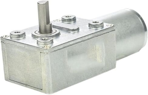 turbine speed Slow Rotating Motor, Rotary Actuator, JGY370 Gearbox Motors, Mini Wonder Gears Motorized Building Set, Low Rpm Dc Motor, D axis Turbine Worm Motor worm controllable ( Color : 12V , Size in Kuwait