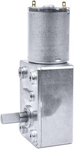turbine speed Slow Rotating Motor, Rotary Actuator, JGY370 Gearbox Motors, Mini Wonder Gears Motorized Building Set, Low Rpm Dc Motor, D axis Turbine Worm Motor worm controllable ( Color : 12V , Size in Kuwait