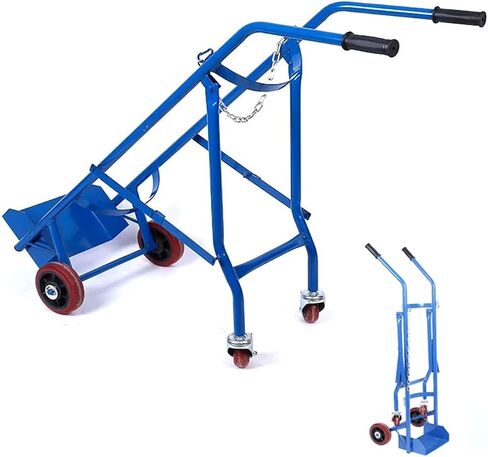 Oxygen Cylinder Cart, Heavy Duty Tank Trolley with Wheels for Easy Transport in Hospital, Nursing Home, Home in Kuwait