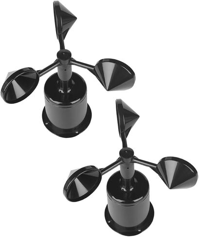 2pcs Wind Anemometer Shell Lightweight Wind Direction Indicator Shell for Accurate Measurement and Easy Assembly for Weather Observation and Outdoor Activities in Kuwait