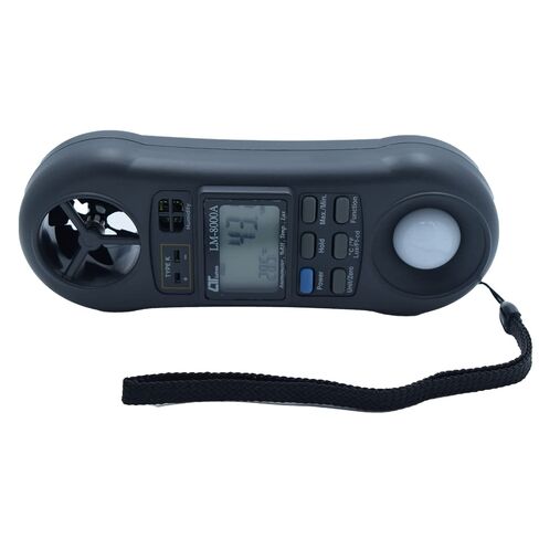Digital Professional 4‑in‑1 Wind Meter – Anemometer + Data Logging, illuminance calibrated, and UV LED PAR lux – Ideal for HVAC Airflow Measurement, Ventilation System Testing| Model: LM-8000A in Kuwait