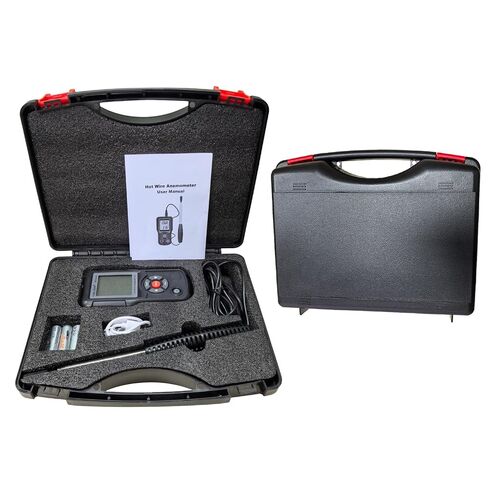 Thermal Anemometer –MOG2033 Handheld CFM CMM Air Flow Meter with Sunlight Readable Backlit LCD, High-Precision Wind Speed Gauge for HVAC Ducts Vents, Telescopic Probe, Temperature in Kuwait
