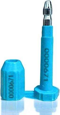 High Security Bolt Seals, Progressive Numbered Disposable Cargo Seals for Shipping Containers, Trucks, Trailers, Logistics (10, red) in Kuwait