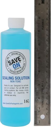 601-0 EZ Seal Sealing Solution Compatible with Pitney Bowes 601-0 - Sealing Solution for DM Series Mailing System, PB E-Z Seal, Postage Meter Sealing Solution (4-Pack) 16 oz in Kuwait