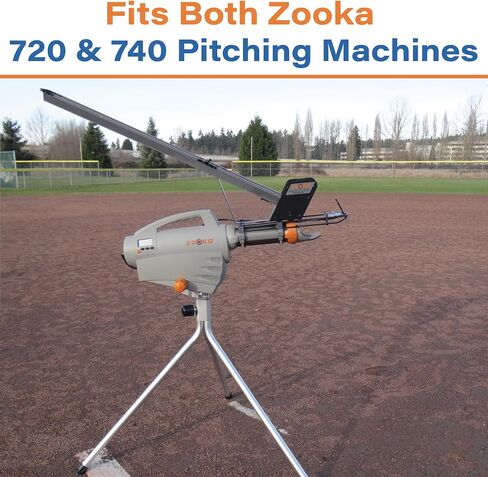 Zooka AL-1 Pitching Machine Autoloader - Autoloader 720 740 Baseball Pitching Machines - Electronically Controlled Autoloader - Auto Loader for Baseballs, Dimple Balls & Tennis Balls in Kuwait