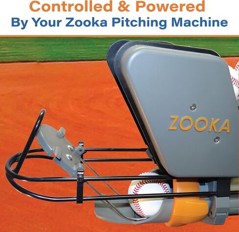 Zooka AL-1 Pitching Machine Autoloader - Autoloader 720 740 Baseball Pitching Machines - Electronically Controlled Autoloader - Auto Loader for Baseballs, Dimple Balls & Tennis Balls in Kuwait