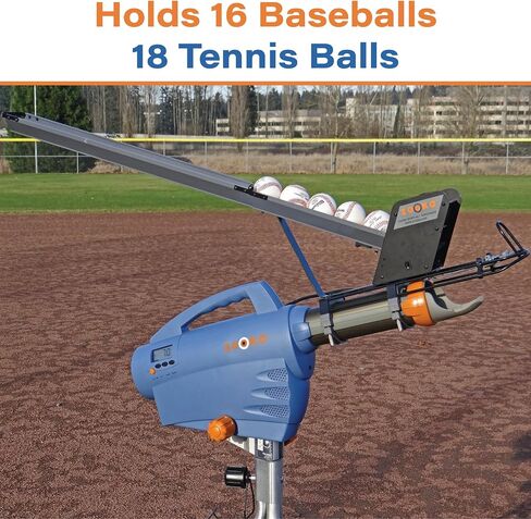 Zooka AL-1 Pitching Machine Autoloader - Autoloader 720 740 Baseball Pitching Machines - Electronically Controlled Autoloader - Auto Loader for Baseballs, Dimple Balls & Tennis Balls in Kuwait