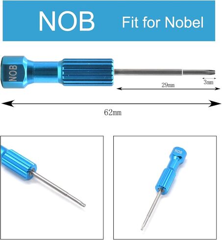 1 Piece Dental Stainless Steel Implant Screw Driver,Dentistry Tool Kit,Micro Implant Screwdriver for Oral Implant (NOB) in Kuwait