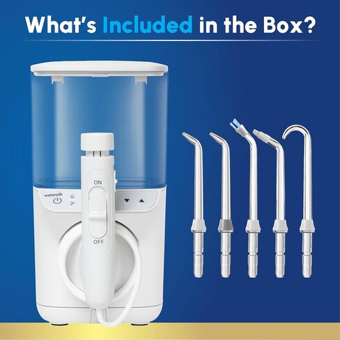 خيط تنظيف الأسنان المائي Waterpik Promax مع وضع SmartAdvance لصحة اللثة اليومية وتنظيف الأسنان، والأقواس، والزرعات، ومقبولة من ADA، وتصميم صغير هادئ، وخيط تنظيف الأسنان الكهربائي مع 10 إعدادات، و5 نصائح، WF-23 in Kuwait