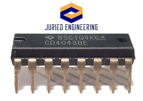 مزلاج CD4043BE CD4043 CD4043 CMOS Quad NOR R/S مع مخارج 3 حالات صديقة للوحة التجارب IC DIP-16 (قطعة واحدة) in Saudi Arabia