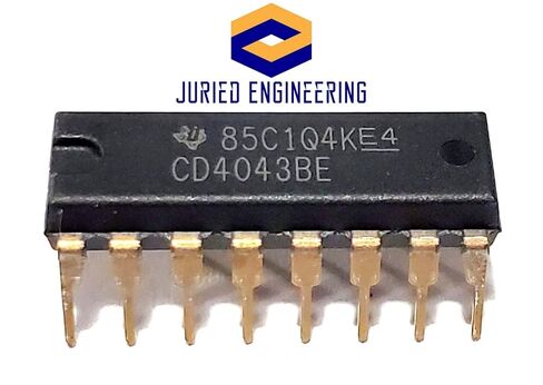 مزلاج CD4043BE CD4043 CD4043 CMOS Quad NOR R/S مع مخارج 3 حالات صديقة للوحة التجارب IC DIP-16 (قطعة واحدة) in Saudi Arabia