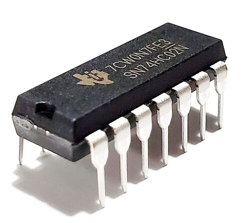 SN74HC02N SN74HC02 74HC02 7402 Quadruple 2-Input Positive-NOR Gates Breadboard-Friendly IC DIP-14 (Pack of 20) in Kuwait