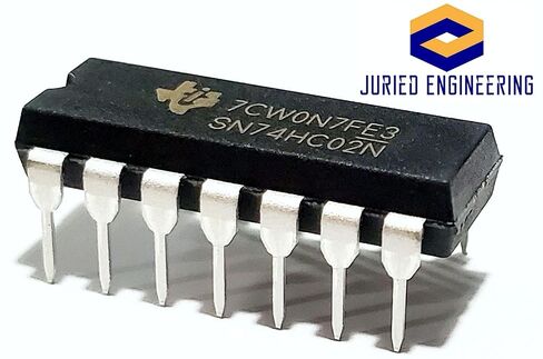 SN74HC02N SN74HC02 74HC02 7402 Quadruple 2-Input Positive-NOR Gates Breadboard-Friendly IC DIP-14 (Pack of 20) in Kuwait