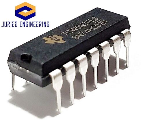SN74HC02N SN74HC02 74HC02 7402 Quadruple 2-Input Positive-NOR Gates Breadboard-Friendly IC DIP-14 (Pack of 20) in Kuwait