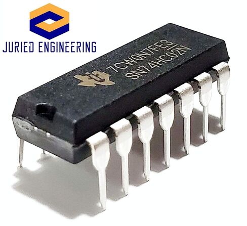 SN74HC02N SN74HC02 74HC02 7402 Quadruple 2-Input Positive-NOR Gates Breadboard-Friendly IC DIP-14 (Pack of 20) in Kuwait