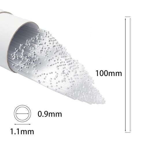 J&K Glass Capillary Melting Point Tubes for Laboratory Testing 10cm, 0.9-1.1mm Diameter, 500 Pieces, One End Open in Kuwait