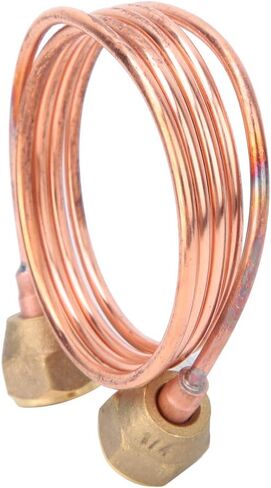 Copper Capillary Tubing 2.8mm G1/4 Thread Refrigeration Parts Soft Flexible Tube for HVAC Technicians Air Conditioner Repair 900mm in Saudi Arabia