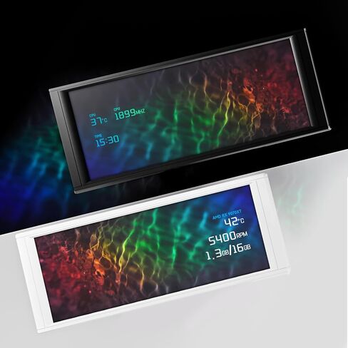 تتميز الشاشة الفرعية لعلبة Trofeo Vision LCD Black Edition بشاشة LCD كاملة الألوان مقاس 6.86 بوصة (دقة تبلغ 1280 × 480) مع شاشة لوحة مغناطيسية، تدعم الصور الديناميكية/الثابتة التي يمكنك صنعها بنفسك in Kuwait