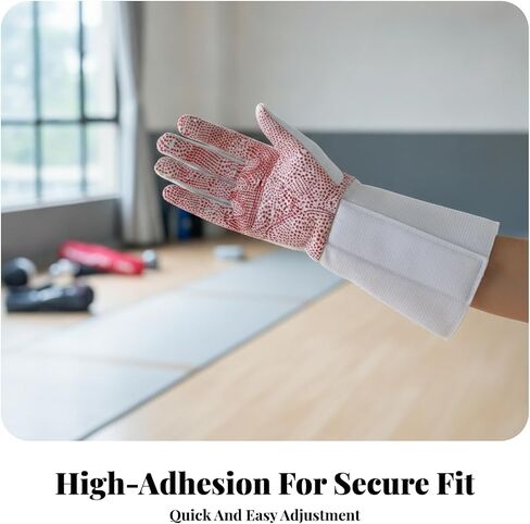 Fencing Competition Glove Long Cuff Fingered Fencing Glove Snug Fits Hand Protection in Saudi Arabia