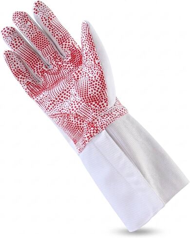 Fencing Competition Glove Long Cuff Fingered Fencing Glove Snug Fits Hand Protection in Saudi Arabia