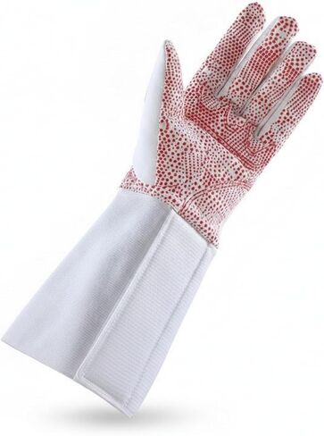 Fencing Competition Glove Long Cuff Fingered Fencing Glove Snug Fits Hand Protection in Saudi Arabia