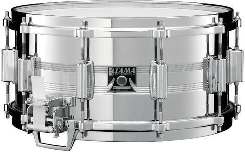 طبلة Tama 50th Limited Mastercraft Steel Snare Drum - 6.5 بوصة × 14 بوصة، مصقولة in Kuwait